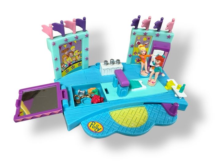 Polly Pocket Gymnastics Turnfest 1999 – 100% complet avec figurines et accessoires - photo numéro 8