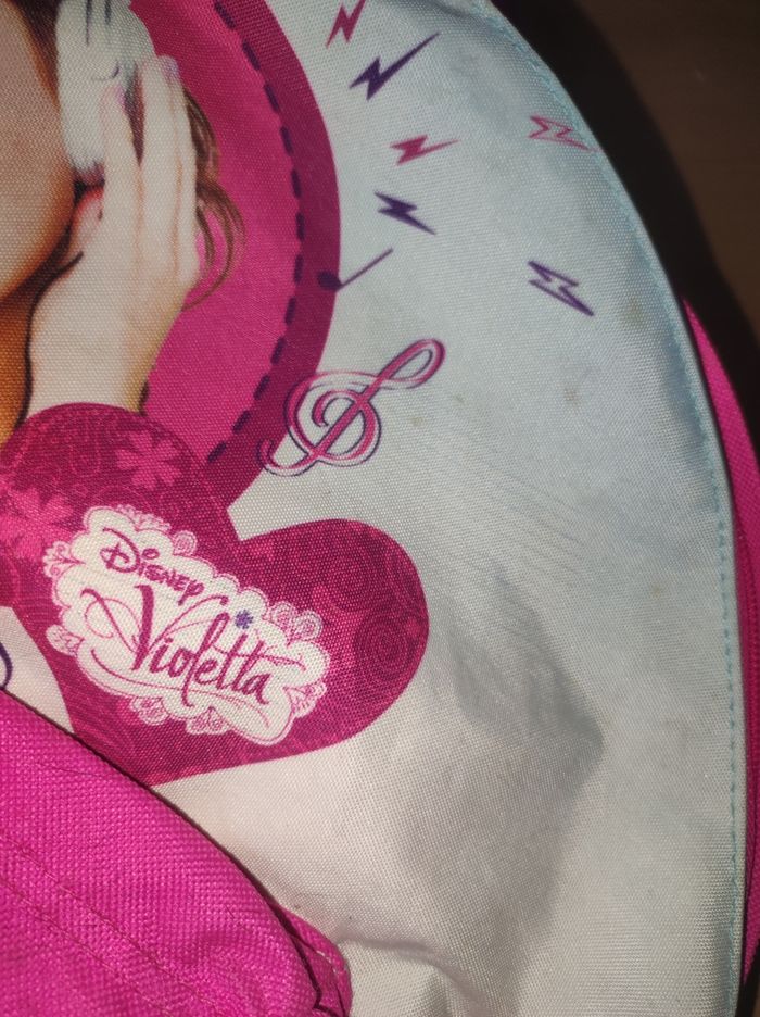 Sac à a dos violetta rose - photo numéro 2