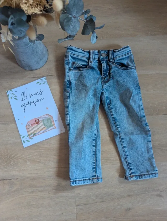 Jean Bleu clair Vertbaudet 2 ans