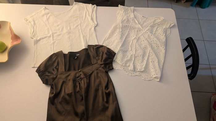 Lot 10 hauts femme taille 38/40 - photo numéro 4