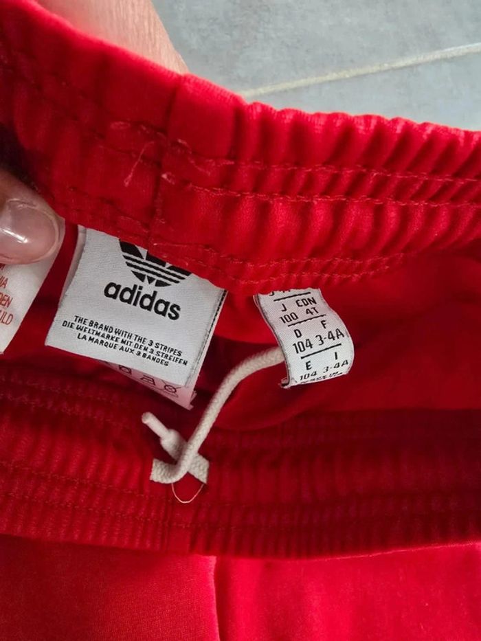 Ensemble jogging Adidas rouge - photo numéro 6
