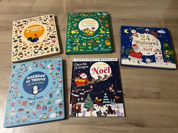 Lot de livres cherche et trouve + livre de Noël 