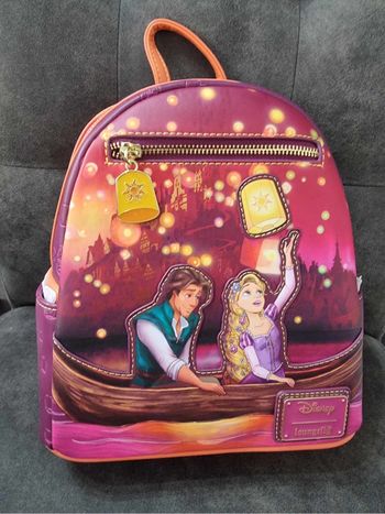 Disney Loungefly Raiponce / Tangled - Boat  Scene Glow-in-the-Dark - Sac à dos - USA