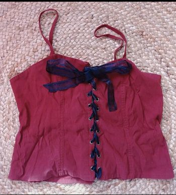 Top corset Bordeaux Jennyfer 🔄