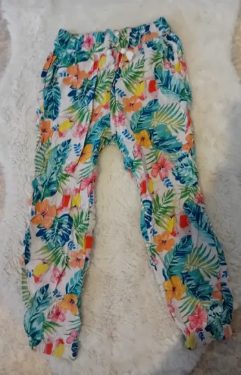Pantalon fleuris