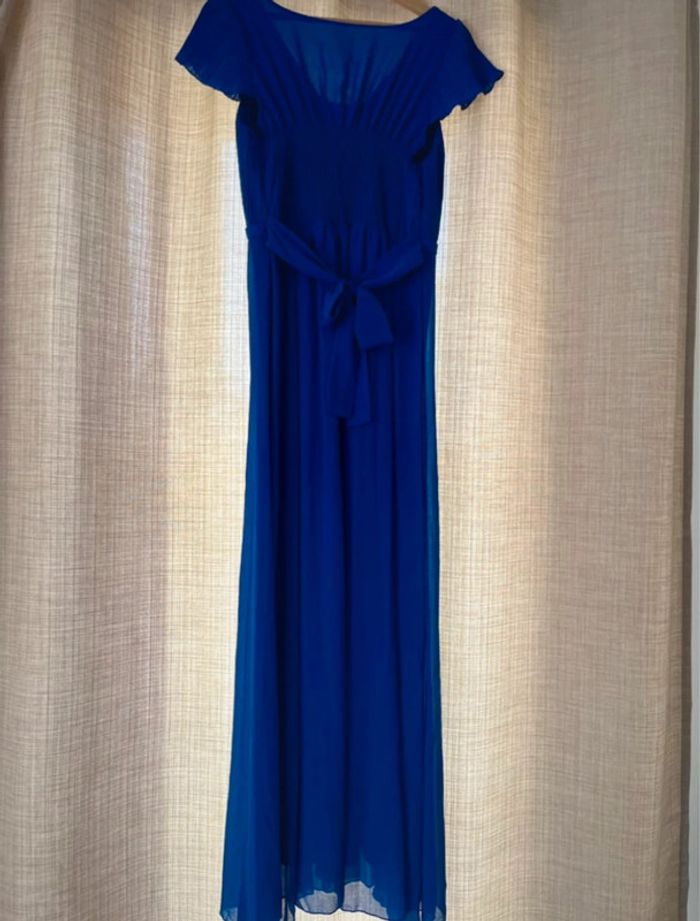 Robe de cérémonie bleu électrique taille M/L neuve - photo numéro 4