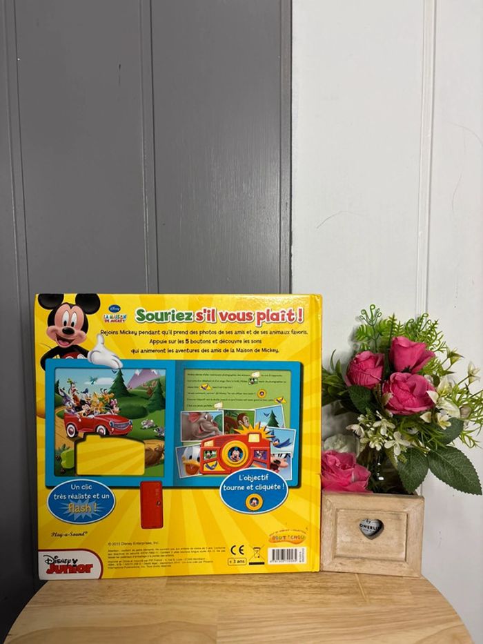 🌺Livre sonore Disney La maison de Mickey souriez s’il vous plaît🌺 - photo numéro 3