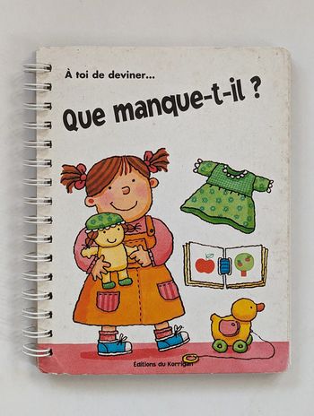 Livre-jeu cartonné Que manque-t-il ?