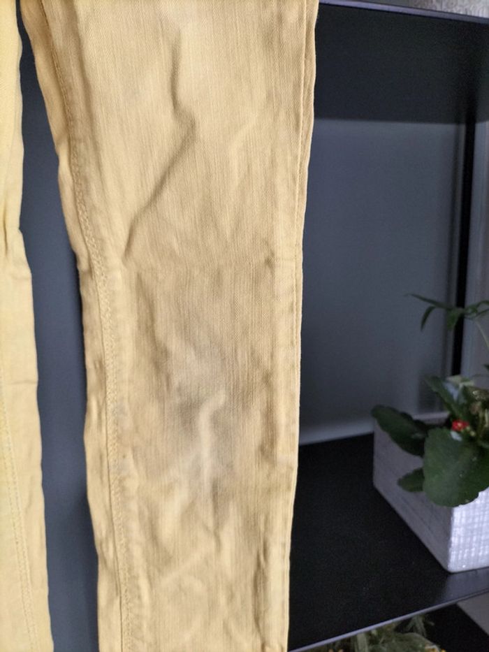 Pantalon skinny jaune - photo numéro 3