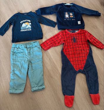 Lot vêtement 12 mois garçon 