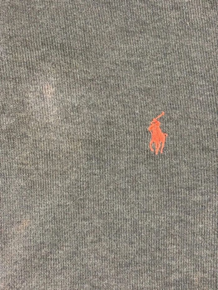 Pull d’hiver half zip 1/4 zip Ralph Lauren vert semi zip taille L - photo numéro 6