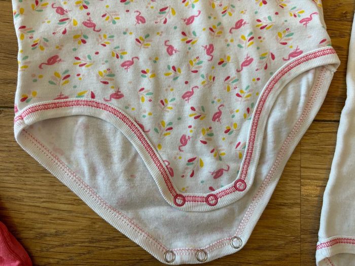 Lot de 3 bodies MC Petit Bateau 36M - photo numéro 3