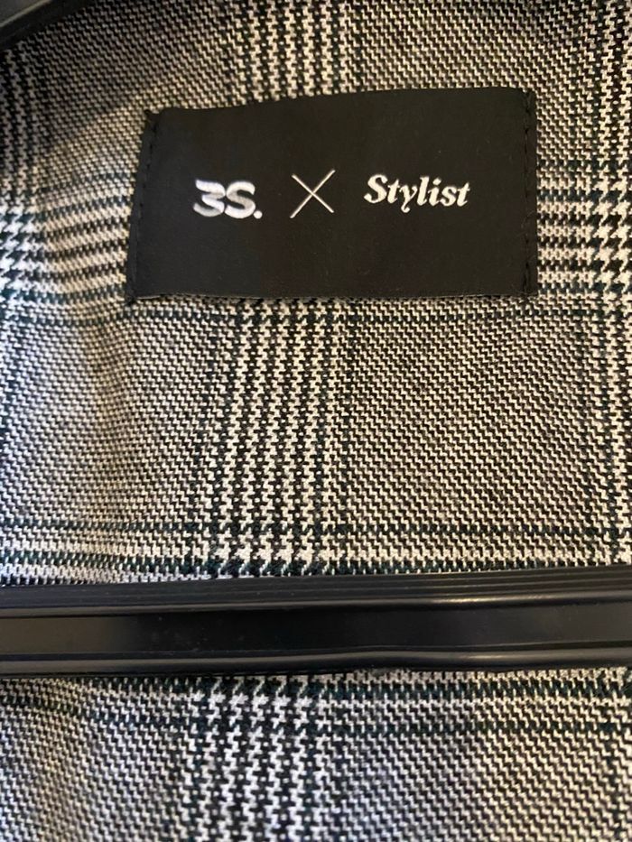 Veste blazer Prince de Galles 3S Stylist - photo numéro 3