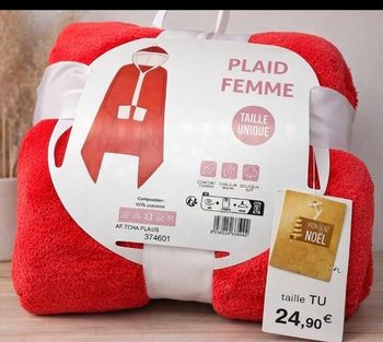 Plaid femme à capuche – Taille unique – Neuf 🎀