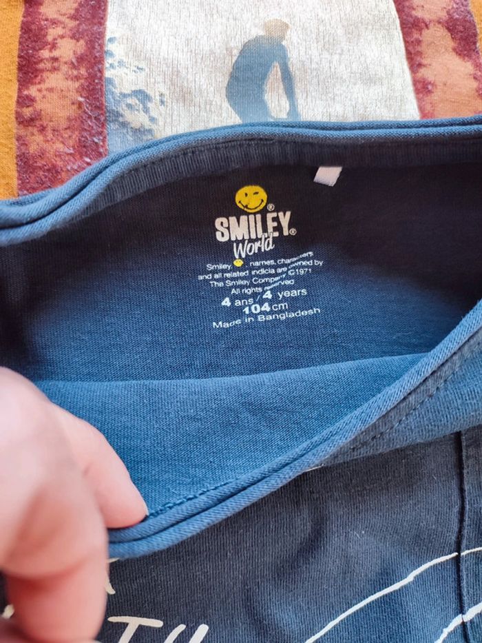 Lot de 5 t-shirts manches longues 4 ans - photo numéro 5