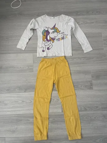 Pyjama licorne léger fille