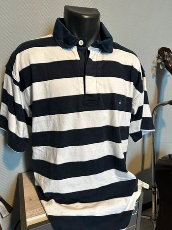 Polo Serge blanco