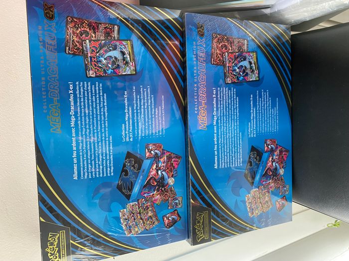 Lot de 2 Pokémon UPC Coffret Ultra Premium Méga Dracaufeu X EX - photo numéro 2