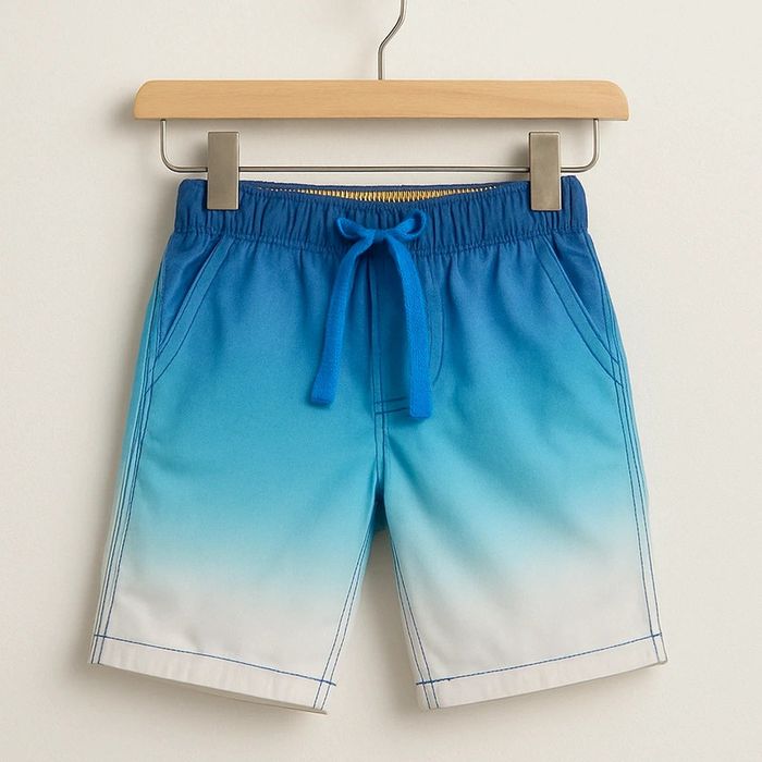 💙 Short dégradé bleu Palomino taille 92 cm.