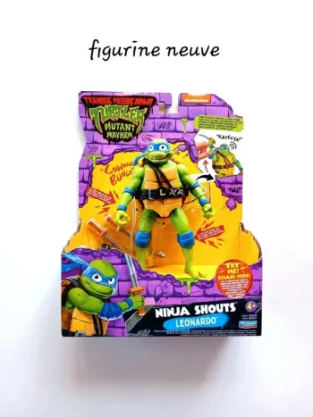 Figurine TMNT Mutant Mayhem Ninja Shouts 15 cm Leonardo
