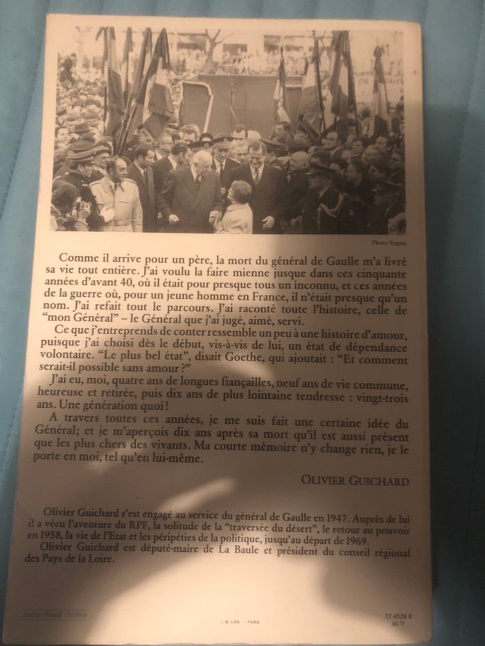 Mon général - Olivier Guichard - photo numéro 2