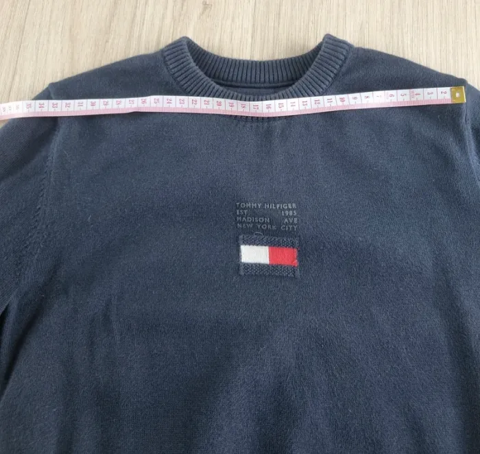 Pull bleue Tommy Hilfiger Enfant 9-10 ans - photo numéro 6