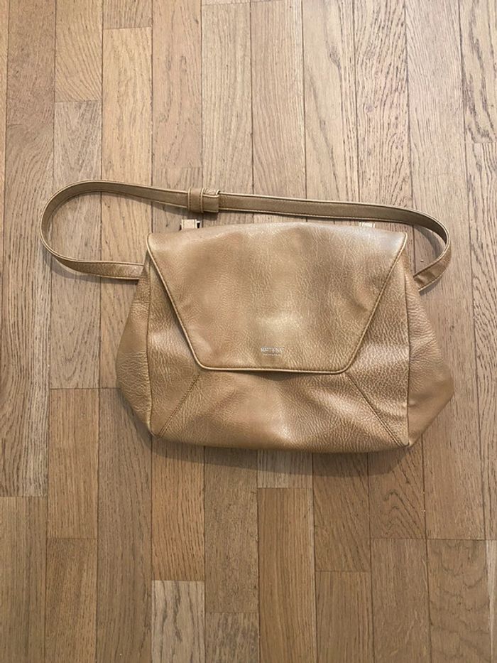 Sac en cuir vegan beige Matt & Nat - photo numéro 2
