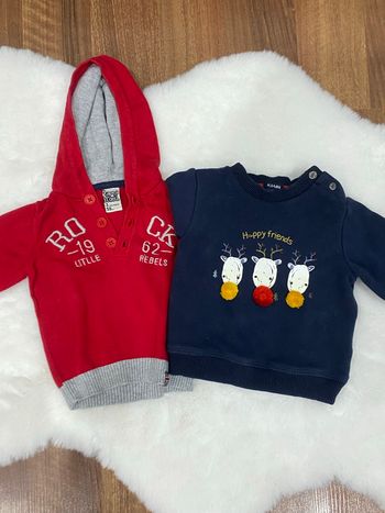 Lot 2 pull bébé 