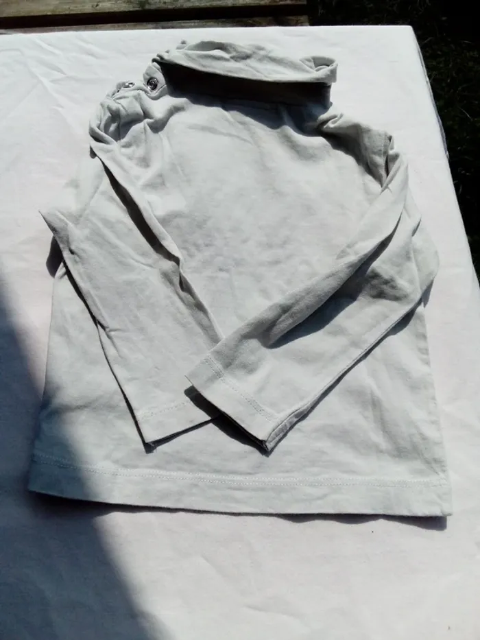 T shirt manches longues pomette 18 mois - photo numéro 4