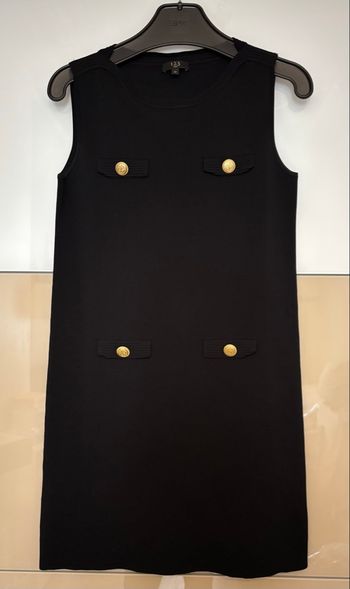 Robe droite courte  noire 38