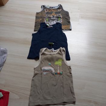 Lot de 3 débardeurs 2 ans 