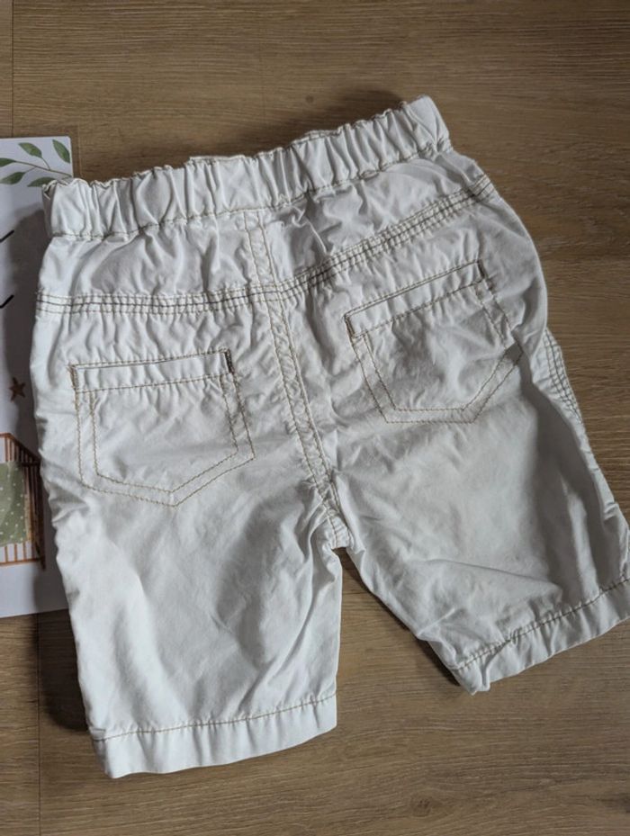 Short/bermuda 3 mois blanc - photo numéro 4
