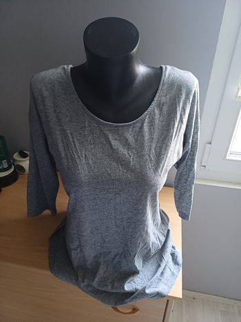 Tshirt manches 3/4 dos fantaisie