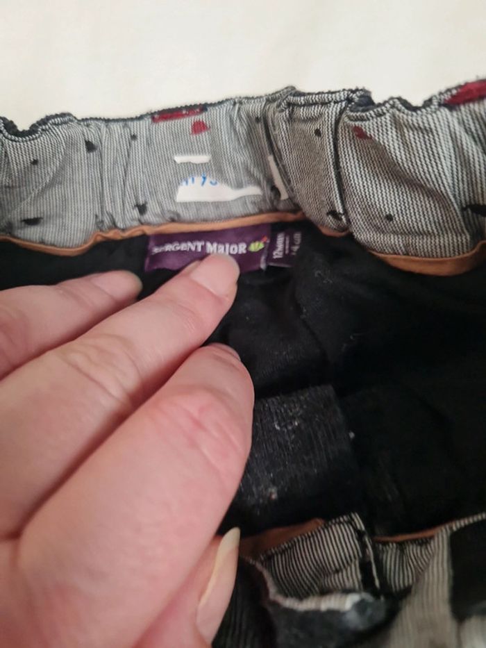 Pantalon en velours côtelé 12 mois Sergent major - photo numéro 6