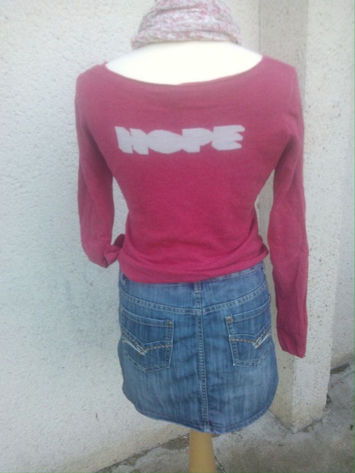 Pull/tee shirt manches longues corail T36 - photo numéro 2