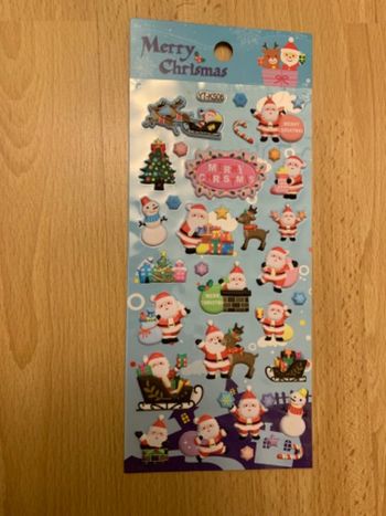 Autocollantes Noël 3D