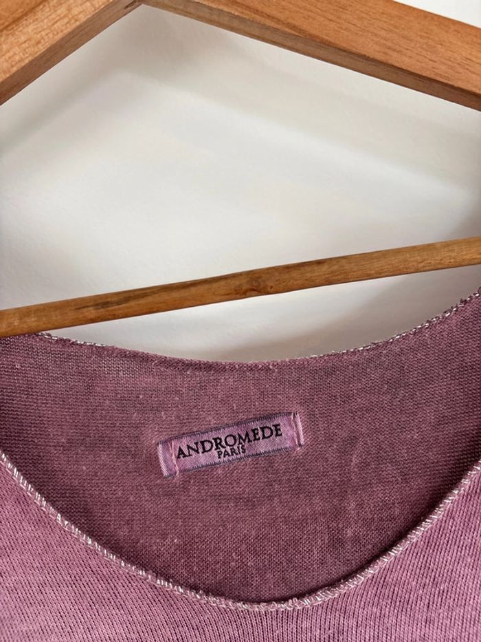pull violet très léger - photo numéro 2