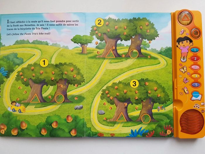 Livre interactif Le premier voyage de Dora l'exploratrice et figurines - photo numéro 11