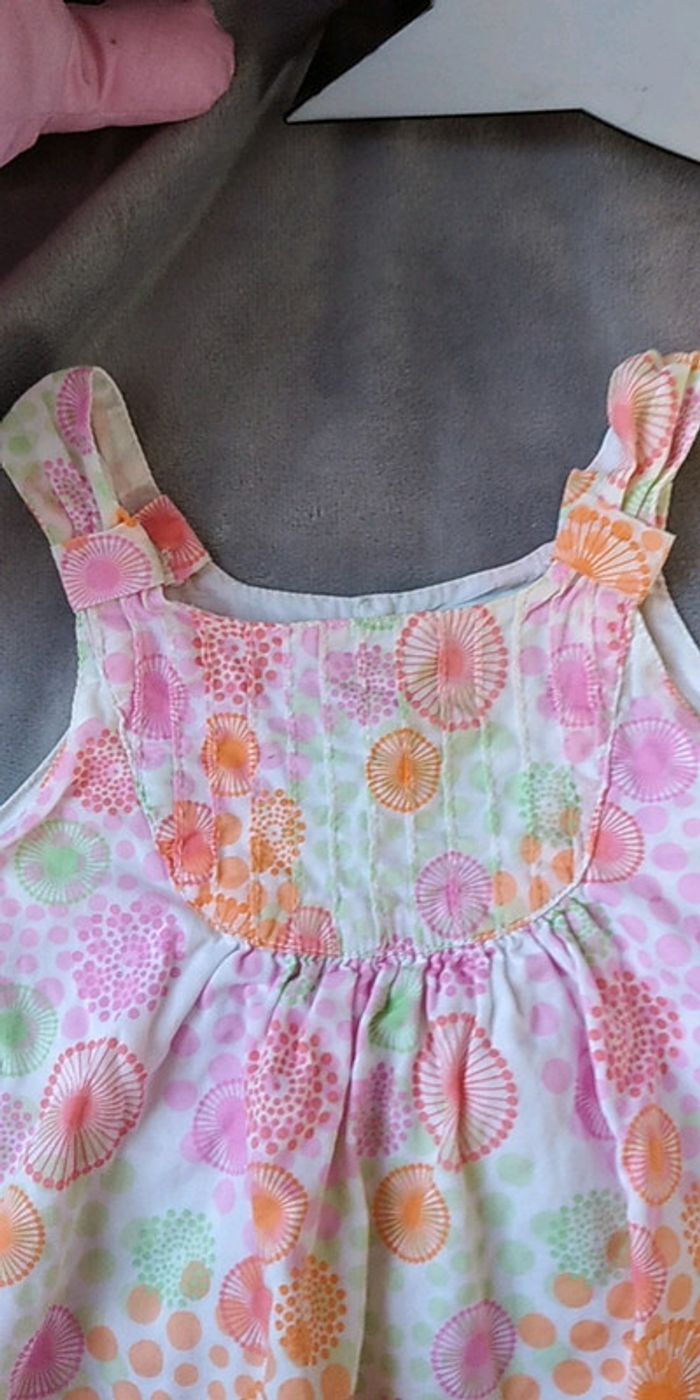 Robe multicolore fleurs, cercles Fille 6 mois Obaïbi Okaïdi - photo numéro 4