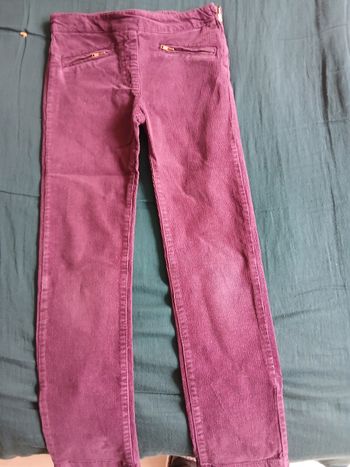 Pantalon velours 8 ans 