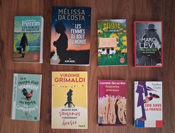 Lot 8 romans - Valérie Perrin - Mélissa Da Costa - Virginie Grimaldi 
