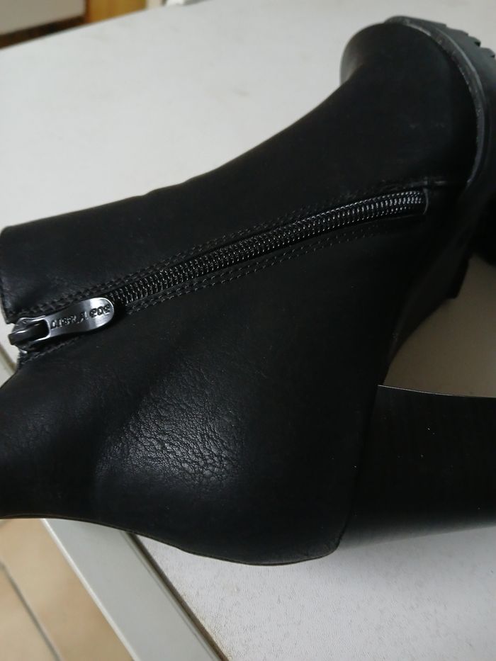 Bottines noires à talon - photo numéro 5