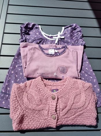 Robe + t.shirt + gilet + boomer
