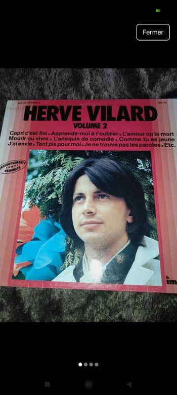Vinyle Hervé Vilard
