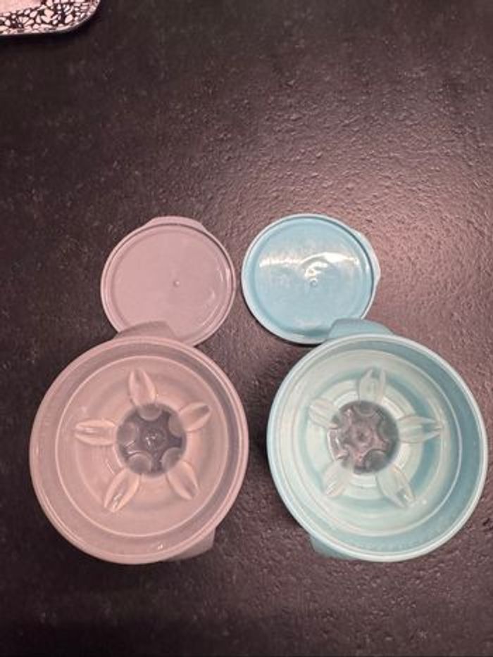 Lot 2 tasses d’apprentissage bébé gris & bleu - photo numéro 4