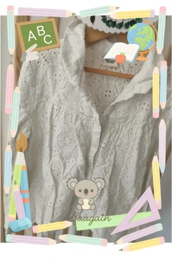 Chemise broderie anglaise blanches tao 10ans