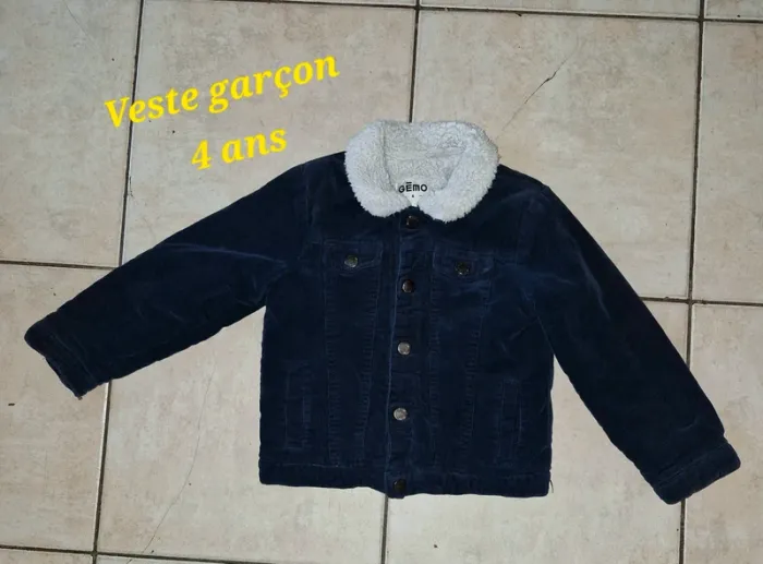 Veste automne garçon 4 ans