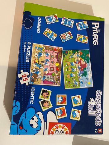 Schtroumpfs Domino puzzles Identic