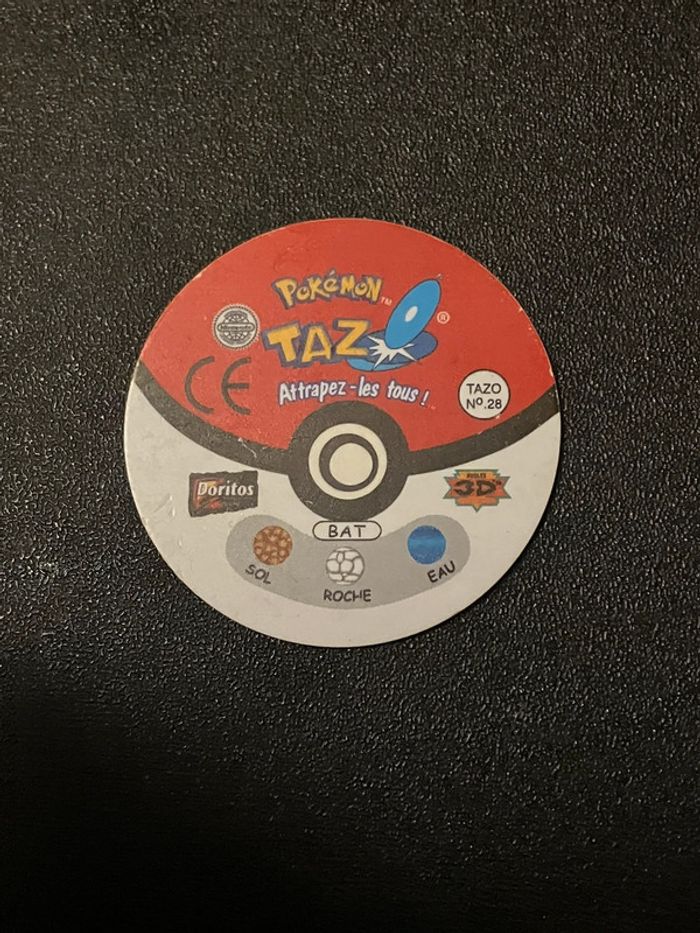 Pog Tazos Pokémon Chetiflor Bellsprout - photo numéro 2