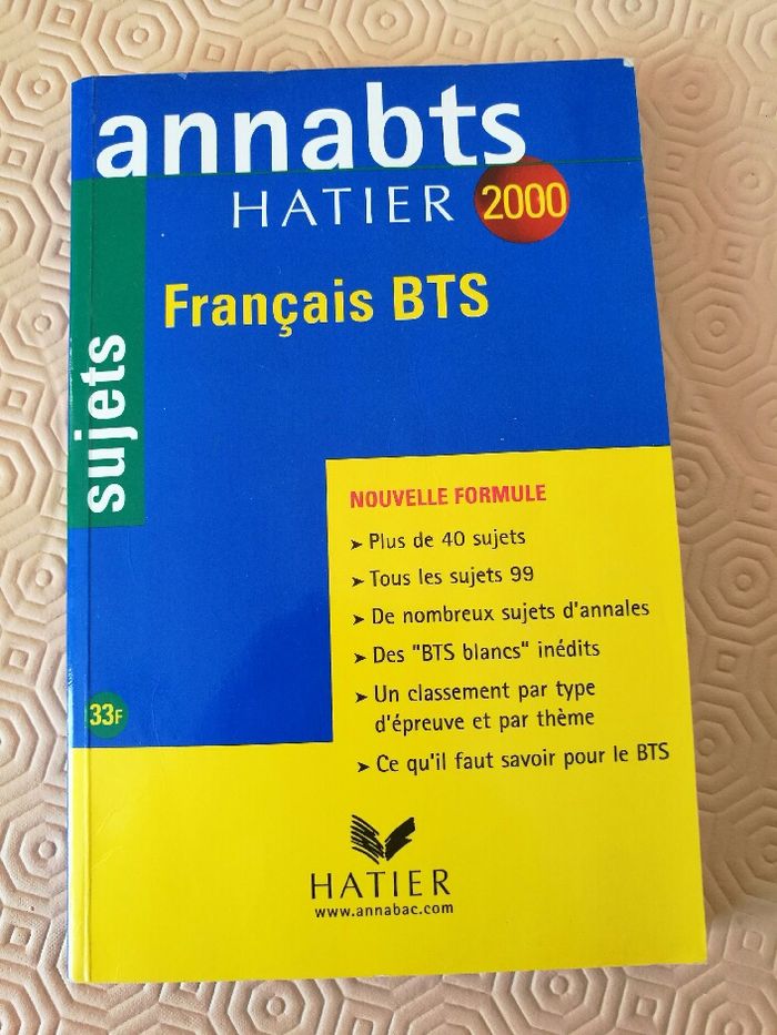 Livre scolaire "Anabts" editions Hâtier année 2000